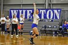 Volleyball vs MHC  Wheaton Women's Volleyball vs Mount Holyoke College. - Photo by Keith Nordstrom : Wheaton, Volleyball